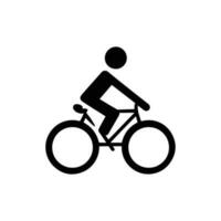 Fahrrad Symbol, Zyklus Symbol, Fahrrad Symbol vektor