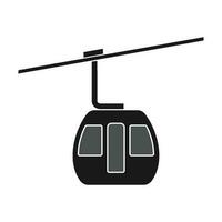 Seilbahn Symbol Vektor