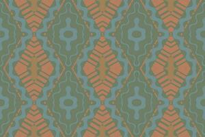 Ikat Blumen- Paisley Stickerei Hintergrund. Ikat Vektor geometrisch ethnisch orientalisch Muster traditionell.aztekisch Stil abstrakt Vektor illustration.design zum Textur, Stoff, Kleidung, Verpackung, Sarong.