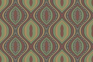 ikat damast- paisley broderi bakgrund. ikat Ränder geometrisk etnisk orientalisk mönster traditionell.aztec stil abstrakt vektor illustration.design för textur, tyg, kläder, inslagning, sarong.