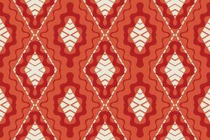 ikat blommig paisley broderi bakgrund. ikat diamant geometrisk etnisk orientalisk mönster traditionell.aztec stil abstrakt vektor illustration.design för textur, tyg, kläder, inslagning, sarong.