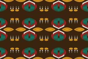 Motiv Ikat Paisley Stickerei Hintergrund. Ikat aztekisch geometrisch ethnisch orientalisch Muster traditionell. Ikat aztekisch Stil abstrakt Design zum drucken Textur, Stoff, Saree, Sari, Teppich. vektor