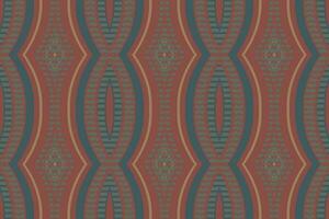 ikat damast- paisley broderi bakgrund. ikat vektor geometrisk etnisk orientalisk mönster traditionell. ikat aztec stil abstrakt design för skriva ut textur, tyg, saree, sari, matta.