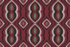 ikat blommig paisley broderi bakgrund. ikat blommor geometrisk etnisk orientalisk mönster traditionell. ikat aztec stil abstrakt design för skriva ut textur, tyg, saree, sari, matta. vektor