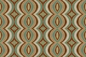 ikat damast- paisley broderi bakgrund. ikat design geometrisk etnisk orientalisk mönster traditionell. ikat aztec stil abstrakt design för skriva ut textur, tyg, saree, sari, matta. vektor