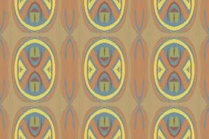 Ikat Damast Paisley Stickerei Hintergrund. Ikat nahtlos geometrisch ethnisch orientalisch Muster traditionell. Ikat aztekisch Stil abstrakt Design zum drucken Textur, Stoff, Saree, Sari, Teppich. vektor