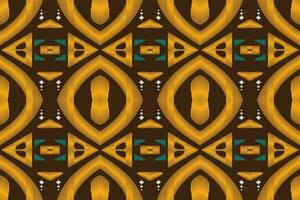 ikat blommig paisley broderi bakgrund. ikat vektor geometrisk etnisk orientalisk mönster traditionell.aztec stil abstrakt vektor illustration.design för textur, tyg, kläder, inslagning, sarong.