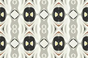 Ikat Blumen- Paisley Stickerei Hintergrund. Ikat Muster geometrisch ethnisch orientalisch Muster traditionell. Ikat aztekisch Stil abstrakt Design zum drucken Textur, Stoff, Saree, Sari, Teppich. vektor