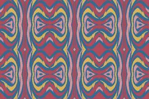 Ikat Damast Paisley Stickerei Hintergrund. Ikat Rahmen geometrisch ethnisch orientalisch Muster traditionell.aztekisch Stil abstrakt Vektor illustration.design zum Textur, Stoff, Kleidung, Verpackung, Sarong.