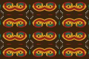 Ikat Damast Paisley Stickerei Hintergrund. Ikat Hintergrund geometrisch ethnisch orientalisch Muster traditionell.aztekisch Stil abstrakt Vektor Illustration.Designtextur, Stoff, Kleidung, Verpackung, Sarong.