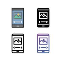 Smartphone Icon Set vektor