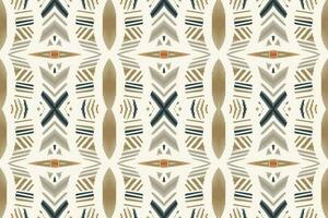 ikat damast- paisley broderi bakgrund. ikat ram geometrisk etnisk orientalisk mönster traditionell.aztec stil abstrakt vektor illustration.design för textur, tyg, kläder, inslagning, sarong.