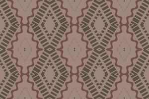 Ikat Blumen- Paisley Stickerei Hintergrund. Ikat Design geometrisch ethnisch orientalisch Muster traditionell. Ikat aztekisch Stil abstrakt Design zum drucken Textur, Stoff, Saree, Sari, Teppich. vektor