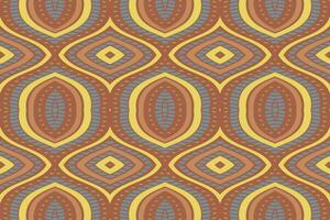 ikat damast- paisley broderi bakgrund. ikat ram geometrisk etnisk orientalisk mönster traditionell. ikat aztec stil abstrakt design för skriva ut textur, tyg, saree, sari, matta. vektor
