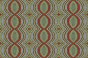 Ikat Blumen- Paisley Stickerei Hintergrund. Ikat drucken geometrisch ethnisch orientalisch Muster traditionell.aztekisch Stil abstrakt Vektor illustration.design zum Textur, Stoff, Kleidung, Verpackung, Sarong.