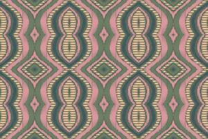 Ikat Damast Paisley Stickerei Hintergrund. Ikat Vektor geometrisch ethnisch orientalisch Muster traditionell.aztekisch Stil abstrakt Vektor illustration.design zum Textur, Stoff, Kleidung, Verpackung, Sarong.