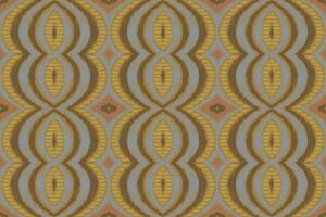 ikat blommig paisley broderi bakgrund. ikat textur geometrisk etnisk orientalisk mönster traditionell. ikat aztec stil abstrakt design för skriva ut textur, tyg, saree, sari, matta. vektor