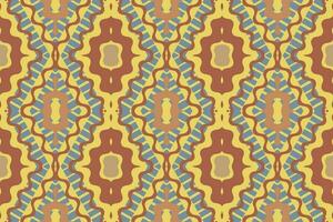 Ikat Damast Paisley Stickerei Hintergrund. Ikat Designs geometrisch ethnisch orientalisch Muster traditionell.aztekisch Stil abstrakt Vektor illustration.design zum Textur, Stoff, Kleidung, Verpackung, Sarong.