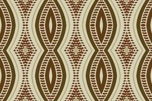 ikat damast- paisley broderi bakgrund. ikat sömlös mönster geometrisk etnisk orientalisk mönster traditionell. ikat aztec stil abstrakt design för skriva ut textur, tyg, saree, sari, matta. vektor