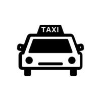 einfach Taxi Symbol. Taxi Symbol. Vektor. vektor