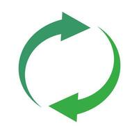 recyceln markieren. Aktualisierung oder Umwelt Zyklus. Vektor. vektor