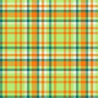 Vektor Tartan Muster von Hintergrund nahtlos Stoff mit ein Textur Plaid Textil- überprüfen.