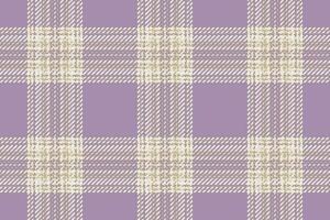 prüfen Tartan Hintergrund von Stoff Textur Plaid mit ein Textil- nahtlos Vektor Muster.