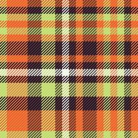 pläd textur vektor av sömlös tyg textil- med en bakgrund mönster tartan kolla upp.