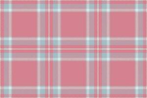 Stoff Plaid nahtlos von Vektor Hintergrund Muster mit ein Textur prüfen Tartan Textil.