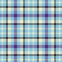 prüfen Tartan Stoff von Hintergrund Textil- nahtlos mit ein Muster Plaid Vektor Textur.