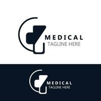 medizinisch Logo Gesundheit Pflege einfach modern Design Illustration Vorlage vektor