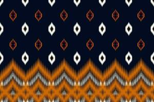 geometrisch ethnisch orientalisch Ikat nahtlos Muster traditionell Design zum Hintergrund, Teppich, Hintergrund, Kleidung, wickeln, Batik, Stoff, Stickerei Stil Vektor Illustration.