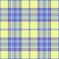 pläd textur textil- av sömlös tartan kolla upp med en vektor mönster tyg bakgrund.