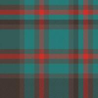 Plaid Muster Hintergrund von nahtlos Tartan Stoff mit ein prüfen Textil- Vektor Textur.