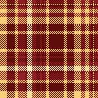 Hintergrund nahtlos Plaid von Tartan prüfen Muster mit ein Textur Stoff Textil- Vektor. vektor