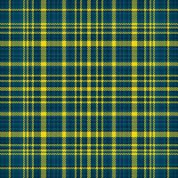 Plaid Stoff Textur von Muster Hintergrund Textil- mit ein nahtlos Tartan prüfen Vektor. vektor