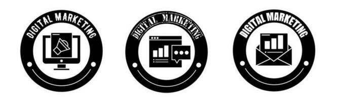 Digital Marketing Produkt Verkauf Symbol Vektor Illustration. Design zum Geschäft und Verkauf Banner Geschäft.