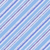 Bürste gestreift nahtlos Muster Blau Aquarell vektor