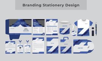 Branding-Briefpapier-Design vektor