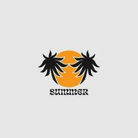 Palme Sommer- Logo Vektor