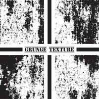 svart och vit grunge textur. grunge texturer uppsättning. damm täcka över. vektor