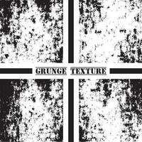 svart och vit grunge textur. grunge texturer uppsättning. damm täcka över. vektor