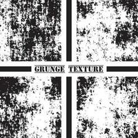 svart och vit grunge textur. grunge texturer uppsättning. damm täcka över. vektor