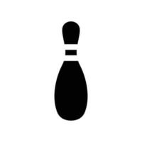 Bowling Symbol Vektor Design Vorlage im Weiß Hintergrund