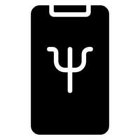 Smartphone-Glyphensymbol vektor