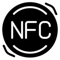 nfc glyfikon vektor