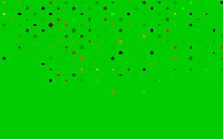 ljusgrön, röd vektormall med cirklar. vektor