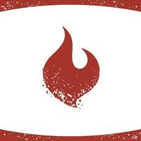 flamma brand rustik logotyp vektor