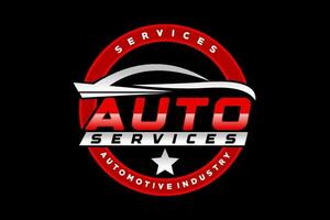 Sportwagen-Logo-Vorlage, perfektes Logo für Unternehmen im Zusammenhang mit der Automobilindustrie vektor