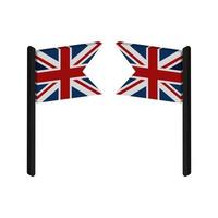 Storbritannien flagga i vektor